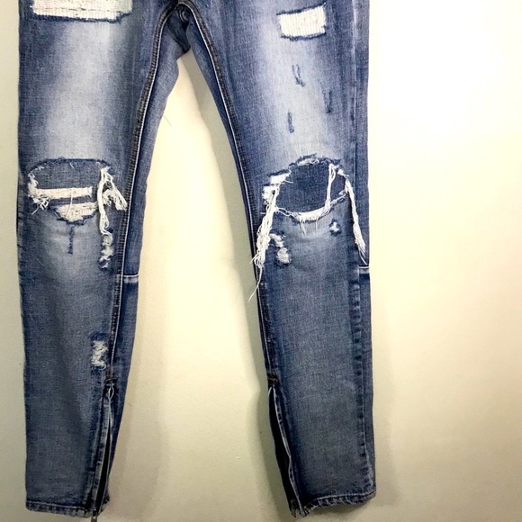 M n m l STRETCH DENIMRelaxed fitBlue jea… - Picture 6 of 16